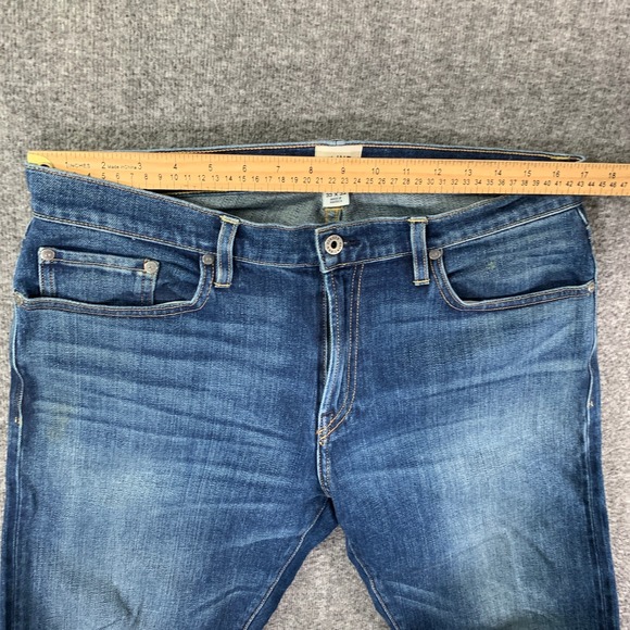 Flint And Tinder Selvedge Jeans Men 33x32 Slim Fit Pants Modern - Picture 6 of 14